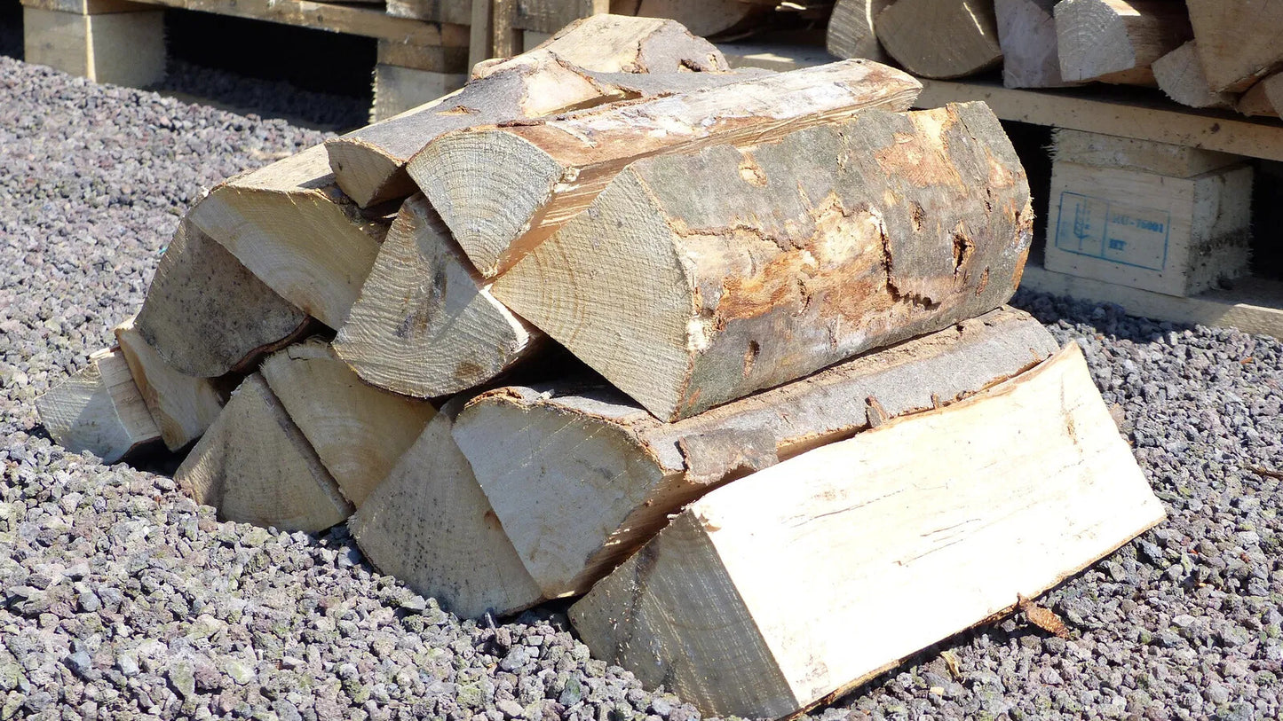 25 cm Buchenholz – Premium Kaminholz im Netz (10 kg)