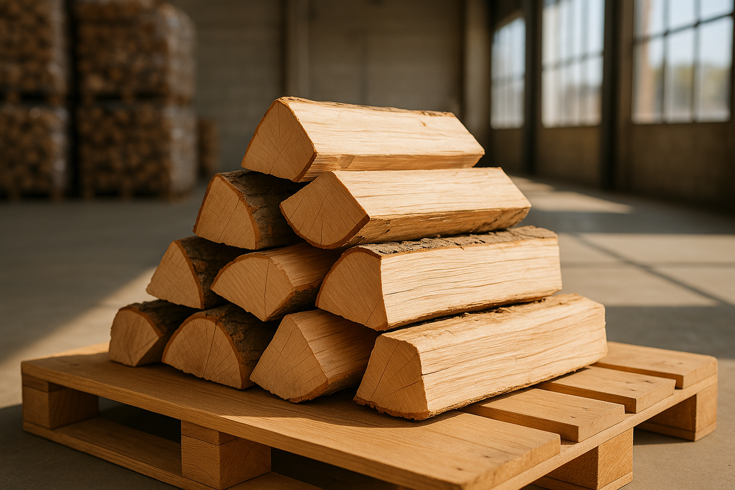 25 cm Buchenholz – Premium Kaminholz im Netz (10 kg)