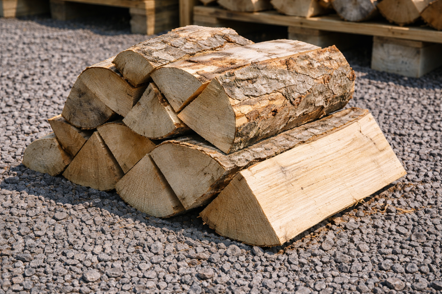 25 cm Buchenholz – Premium Kaminholz im Netz (10 kg)